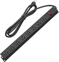 HHSOET Metal 8-Outlet Mountable