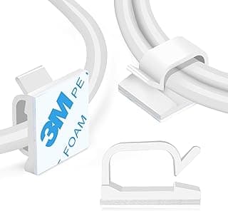 XHF 120-Pack Adhesive Cable Wire Clips