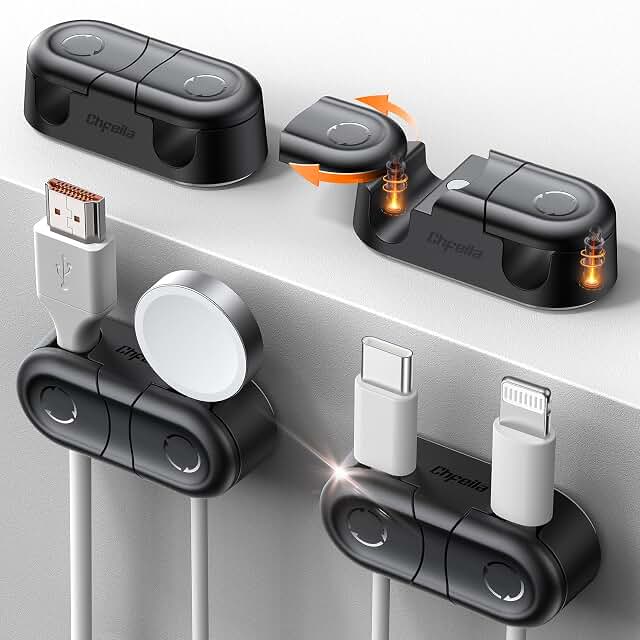 Chfeila 4-Pack Rotating Clips